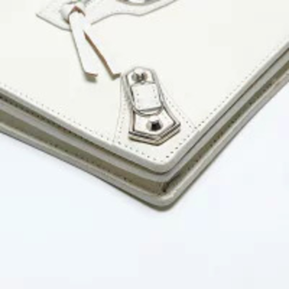 Balenciaga Wallet Chain City Shoulder Bag Ivory White - Picture 5 of 12